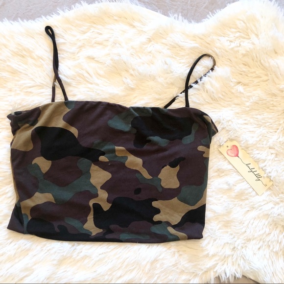 3/30 NWT army camo tank top size large - Picture 5 of 7